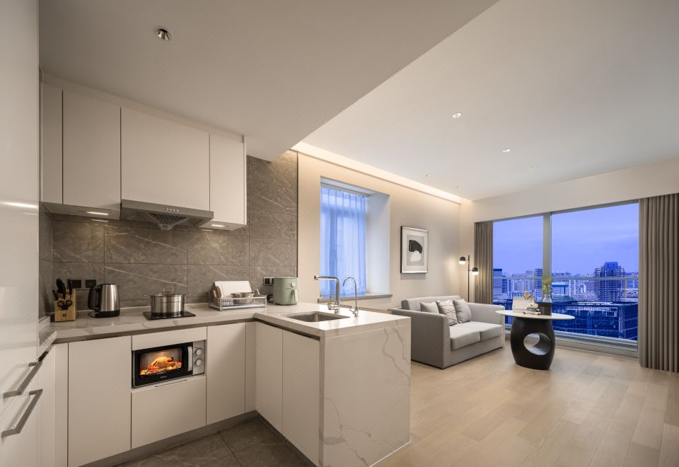 一房豪华套房（洗烘机+冰箱+投屏）