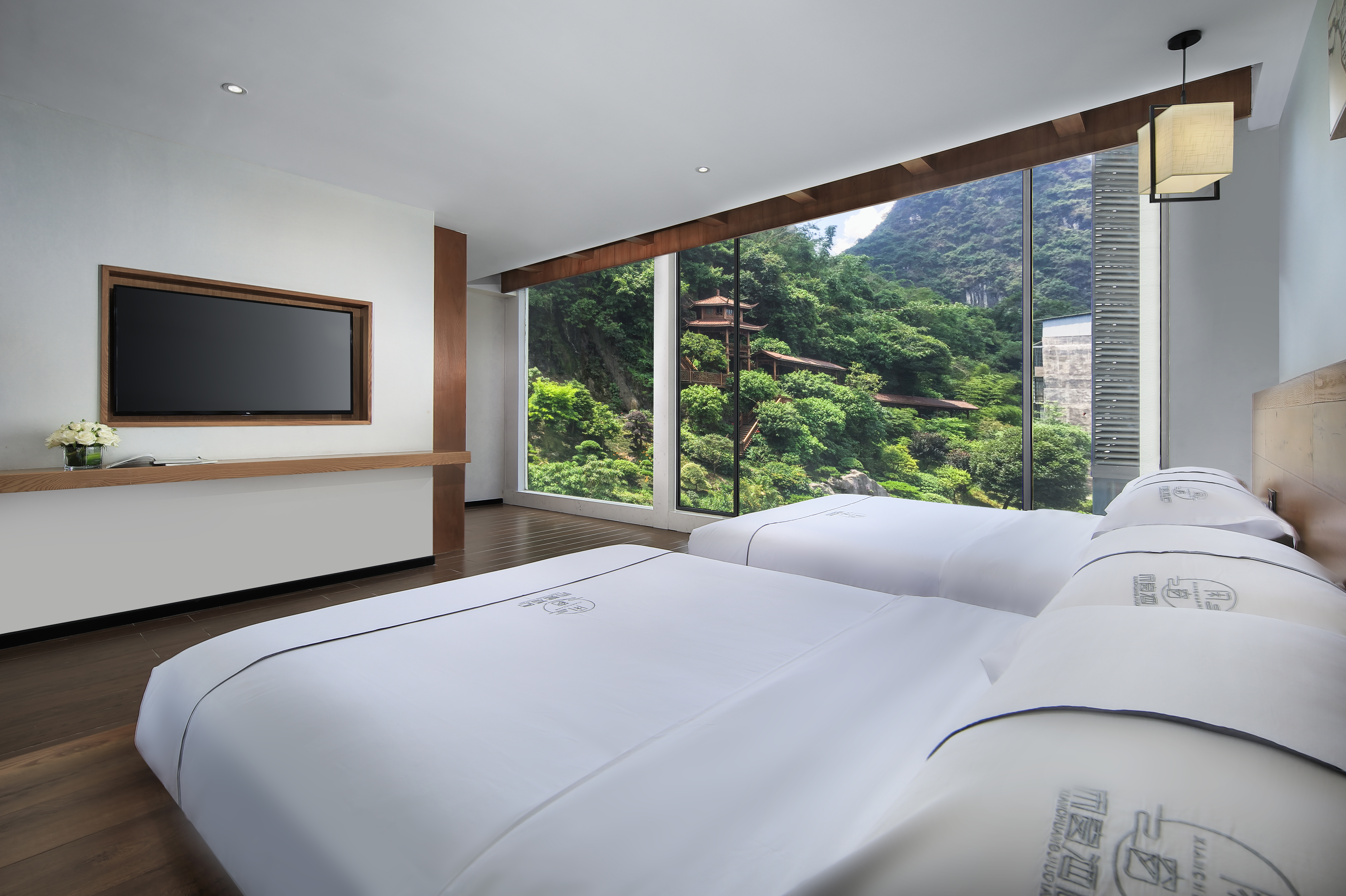 Xianchuang Hotel园景巨幕影院大床房（百寸幕布＋vip观影＋4K画质）