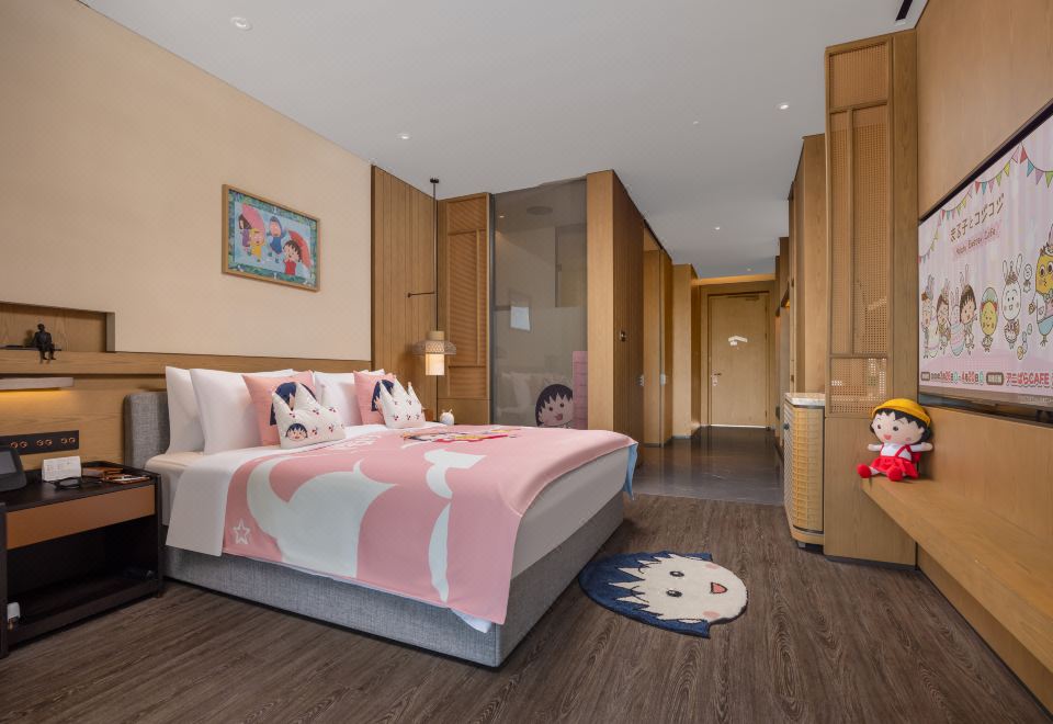 樱桃小丸子亲子大床房
