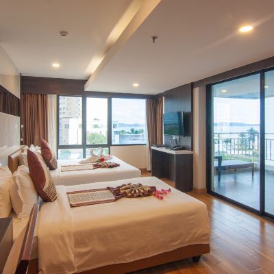 帶海景的小型套房 黃金仲天海灘酒店 （SHA Extra Plus）優惠