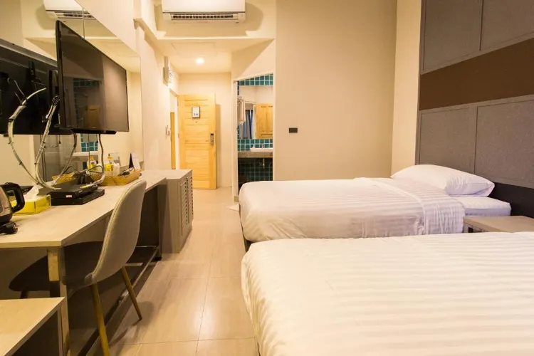 ห้องเตียงแฝด ปลอดบุหรี่