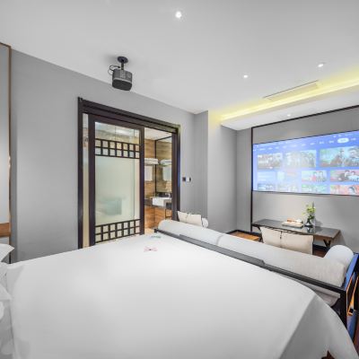 三寶·雅居觀影房|極米4K巨幕影院+晚安床墊+零壓助眠 水晶璞邸飯店（景德鎮陶溪川店）優惠