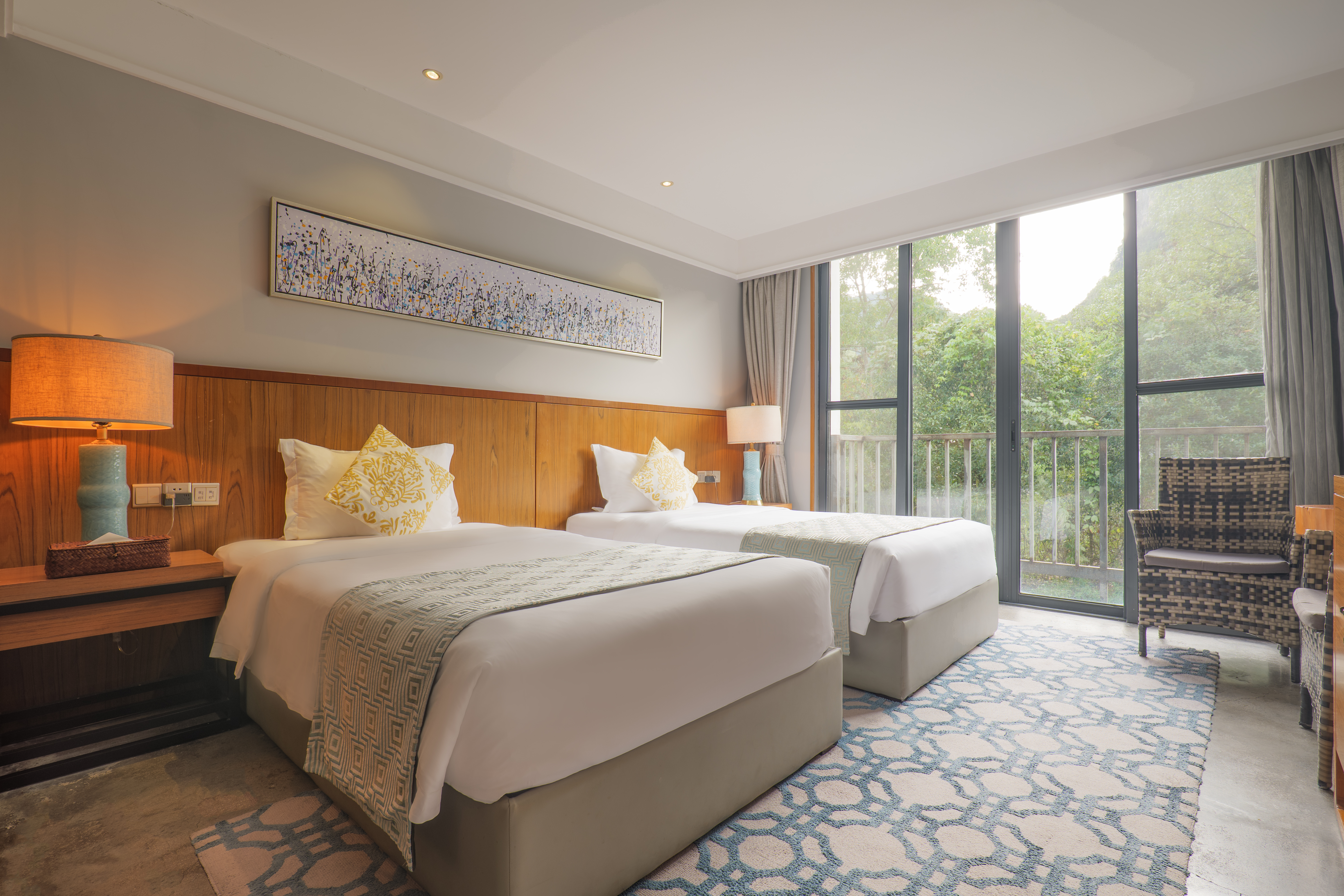 「倚山·悠然双床房」