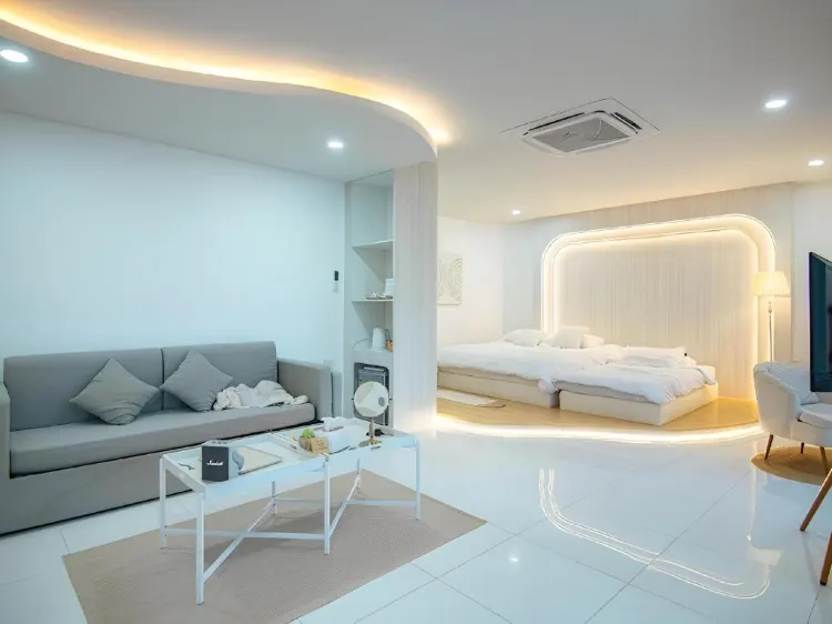 วิลลาพร้อมวิวสวนหย่อม