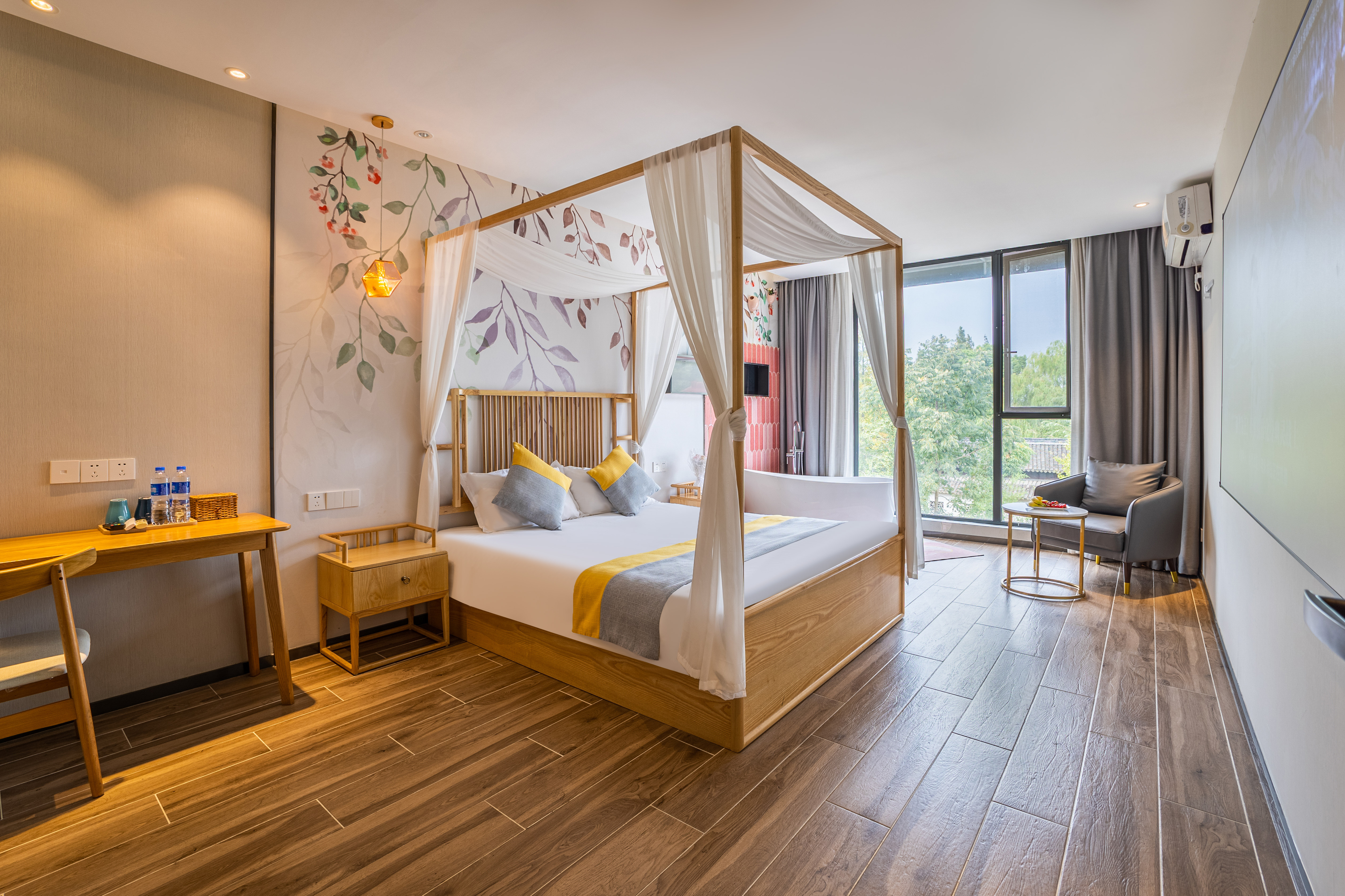 Yipin Yemiao Cinema Double Bed Room