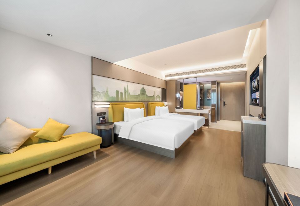 豪華商務雙床房（手機電視投屏+Minibar）