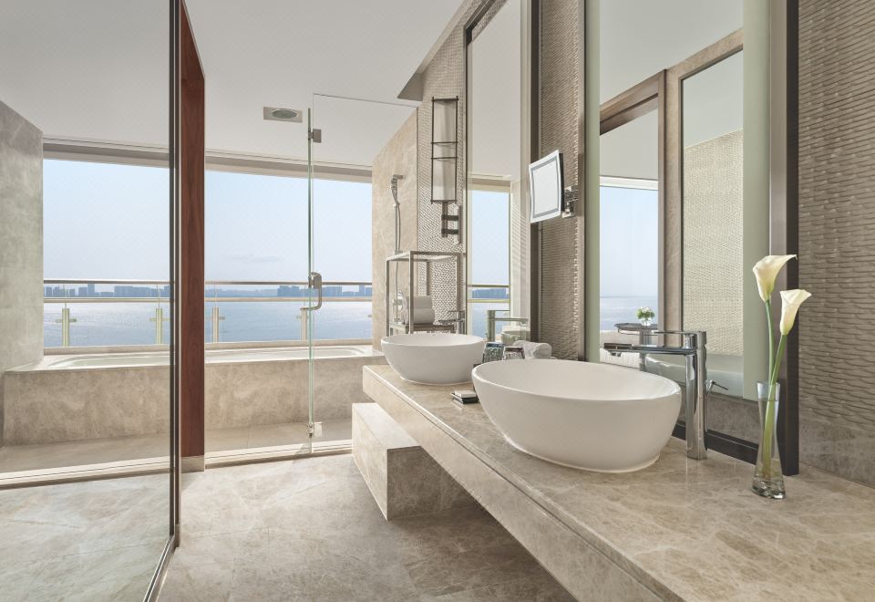 尊享海景双床房I阳台【CBD璀璨夜景】