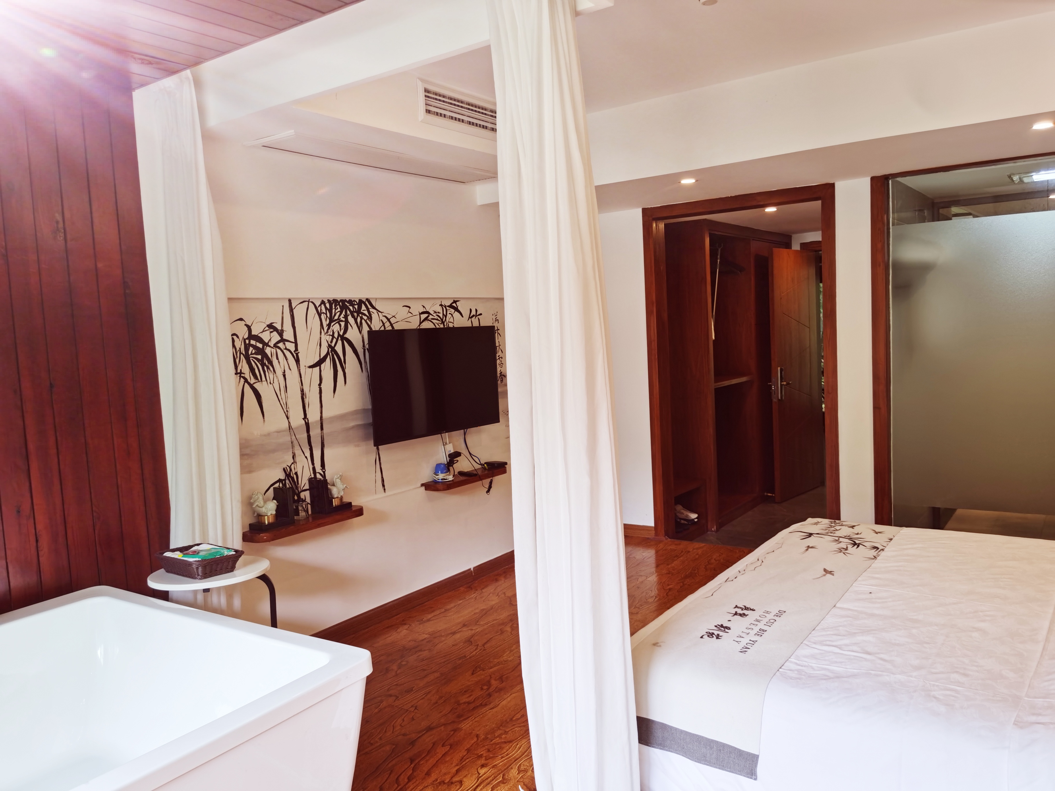 竹语日式大床房（浴缸+阳台+高品质床品）