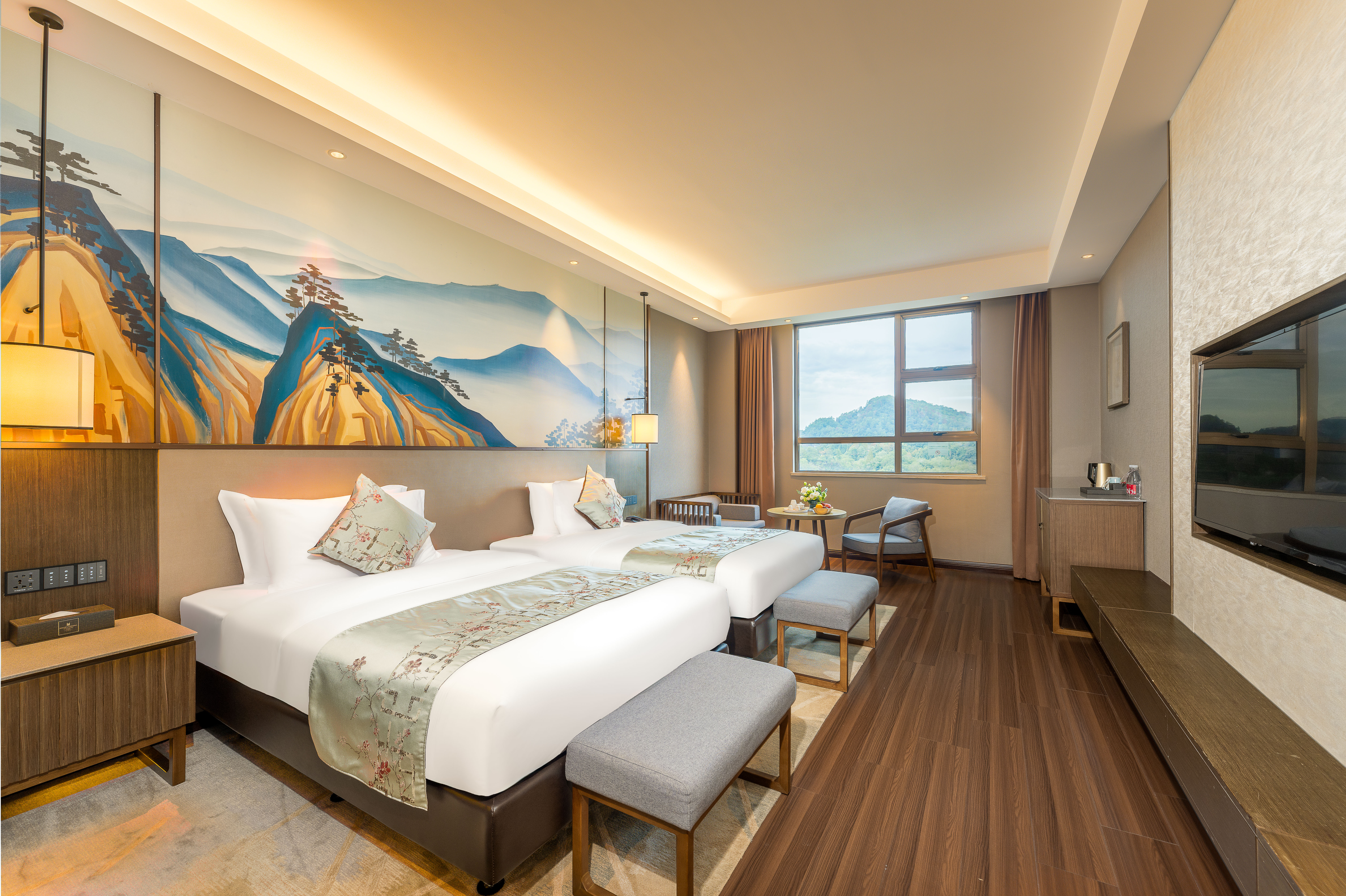 Millennium Resort Wuyishan山景双床房