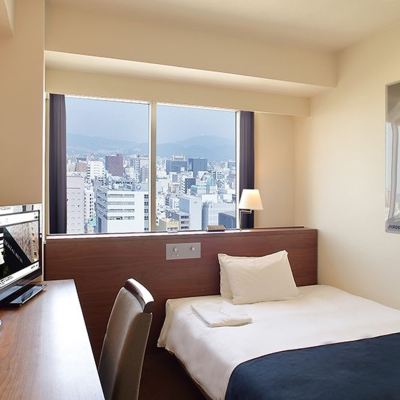 【禁煙】オリエンタルスタンダードプラス(15㎡)〈ダブル〉〈オリエンタルフロア・19F〉 オリエンタルホテル広島 クーポン