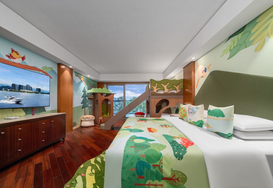 1號樓綠森林主題上下鋪親子房