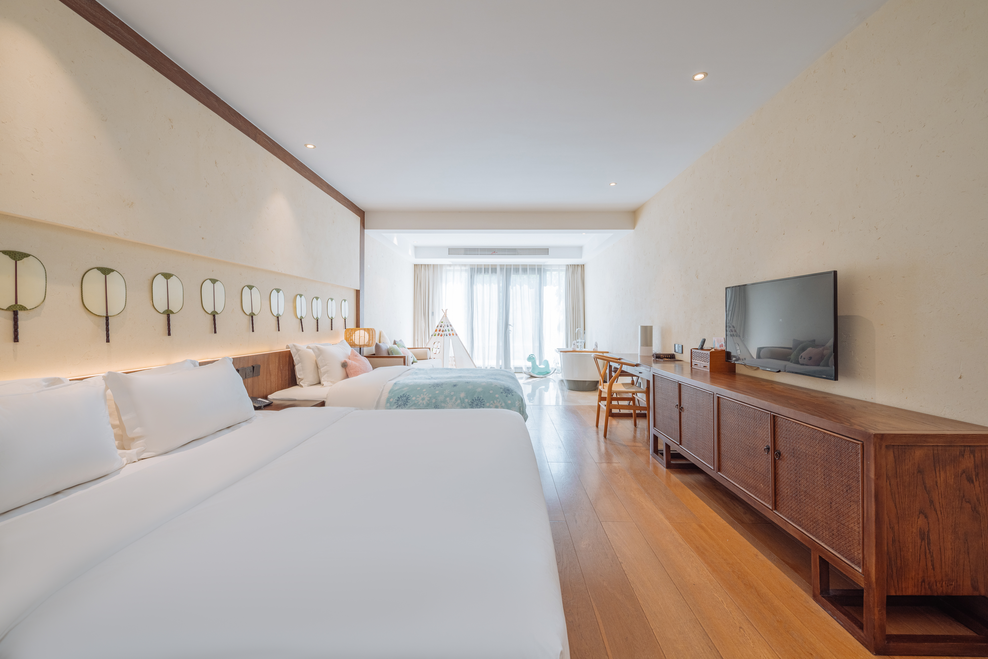 心然别院余闲·豪华双床房