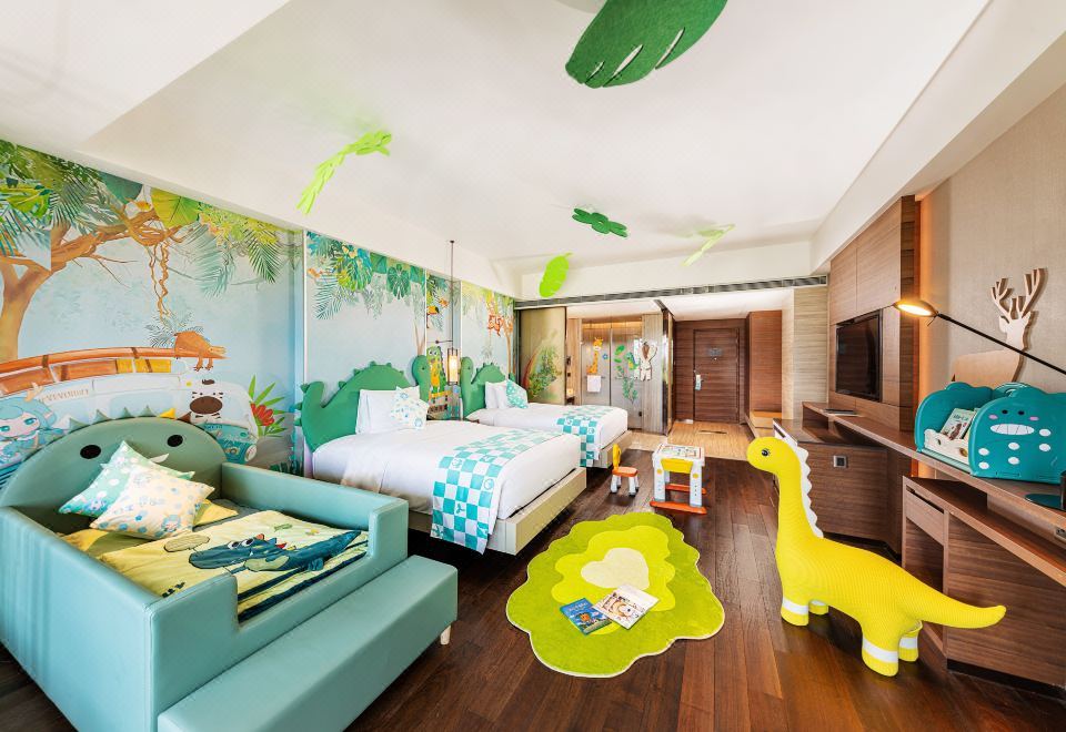 夢游XIAN境主題家庭房（小恐龍床丨森系帳篷）
