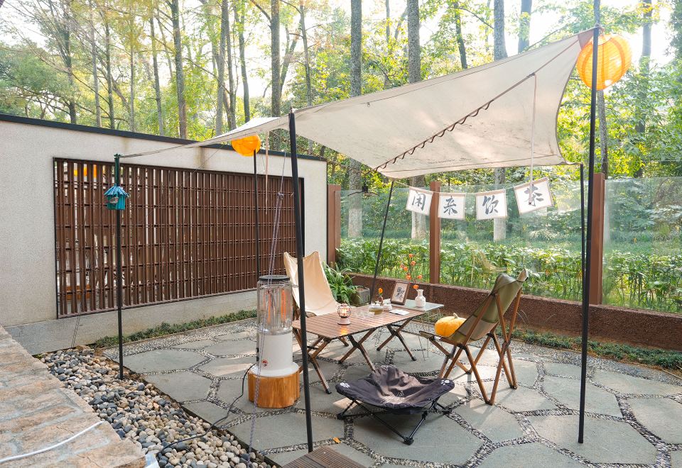 露營寵物庭院大床房