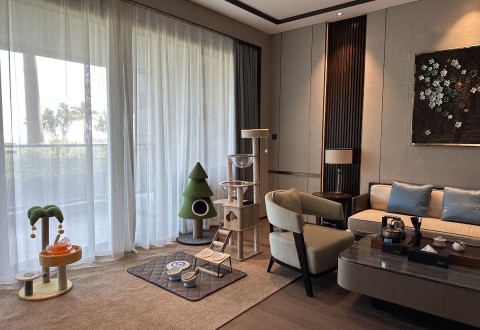 豪华宠物园景套房