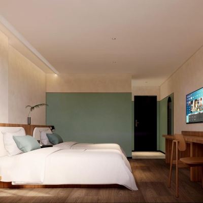 梵克雅寶雙床房（靜謐空間+舒適好眠+乾濕分離） 廈門海島鷺嶼飯店（廈大雙子塔店）優惠