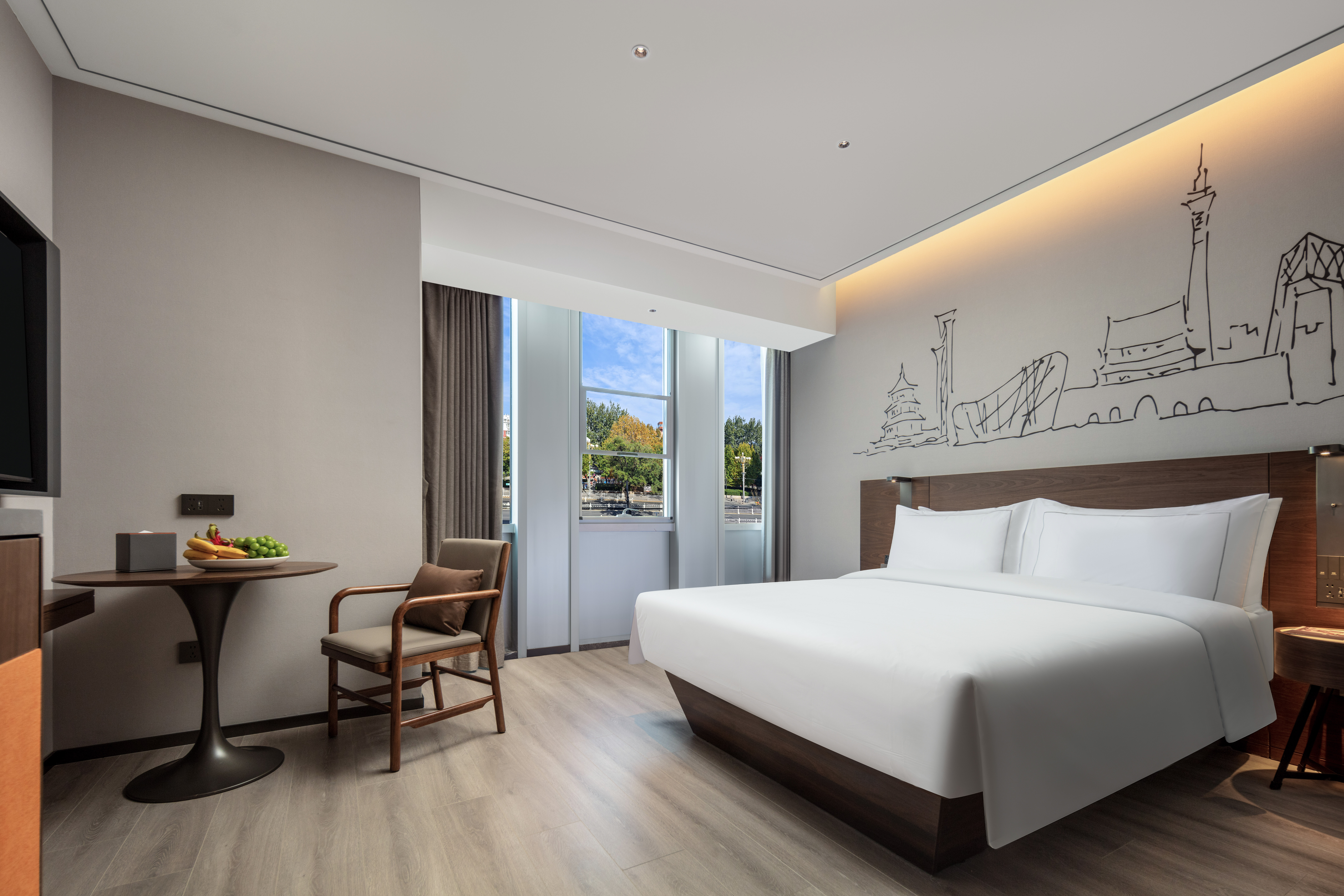 高级大床房 （皮爷胶囊Coffee机+智能客控+丝涟床垫）