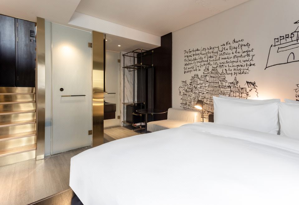 CitiGO Hotel Nanluoguxiang BeijingHuange Superior Loft Suite (Double Layer, Two Double Beds)