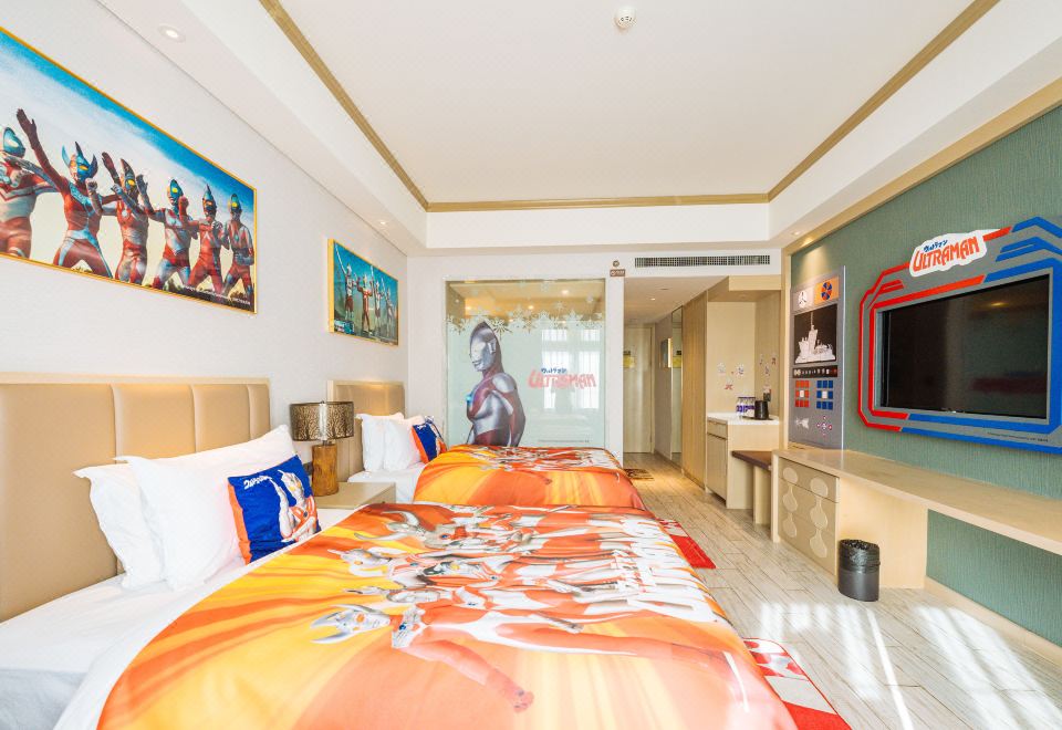 奥特曼双床房