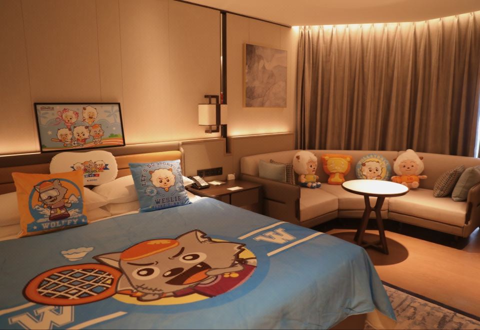 喜羊羊与灰太狼主题大床房