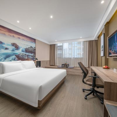 靜雅行政大床房（帶榻榻米+功夫茶具） 深圳南山科技園科苑路亞朵飯店優惠