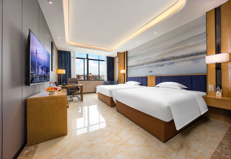 Wyndham?雅致双床房【会客沙发+甄选品质】