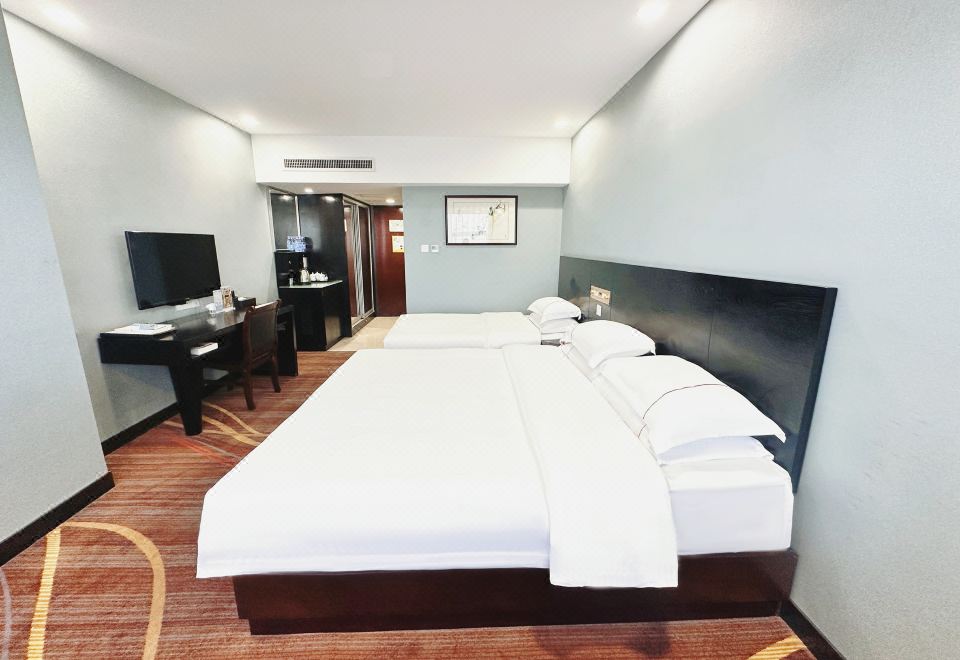 家庭温馨双床房（羊城街景+明亮宽敞）