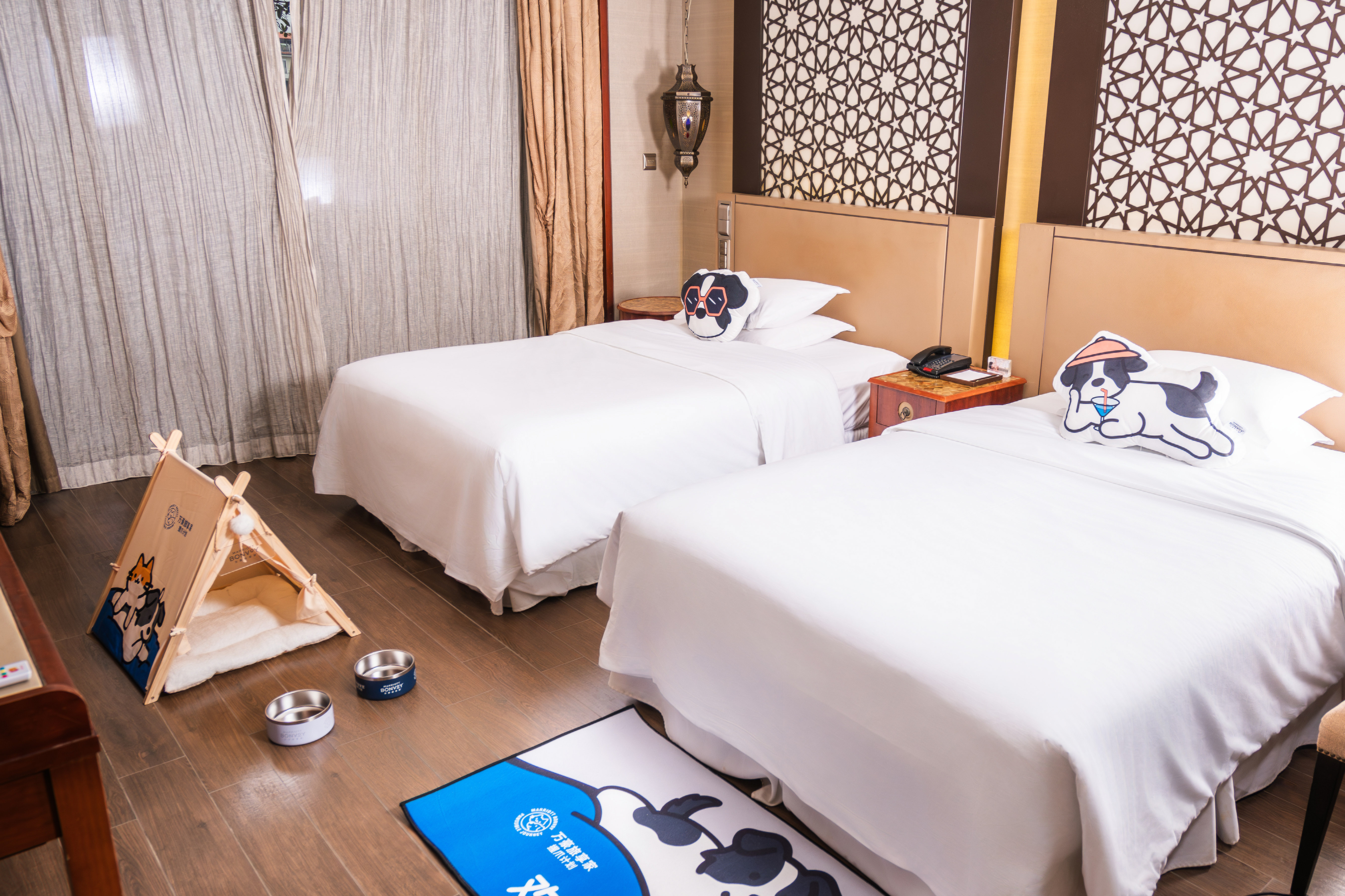 握爪计划萌宠双床房