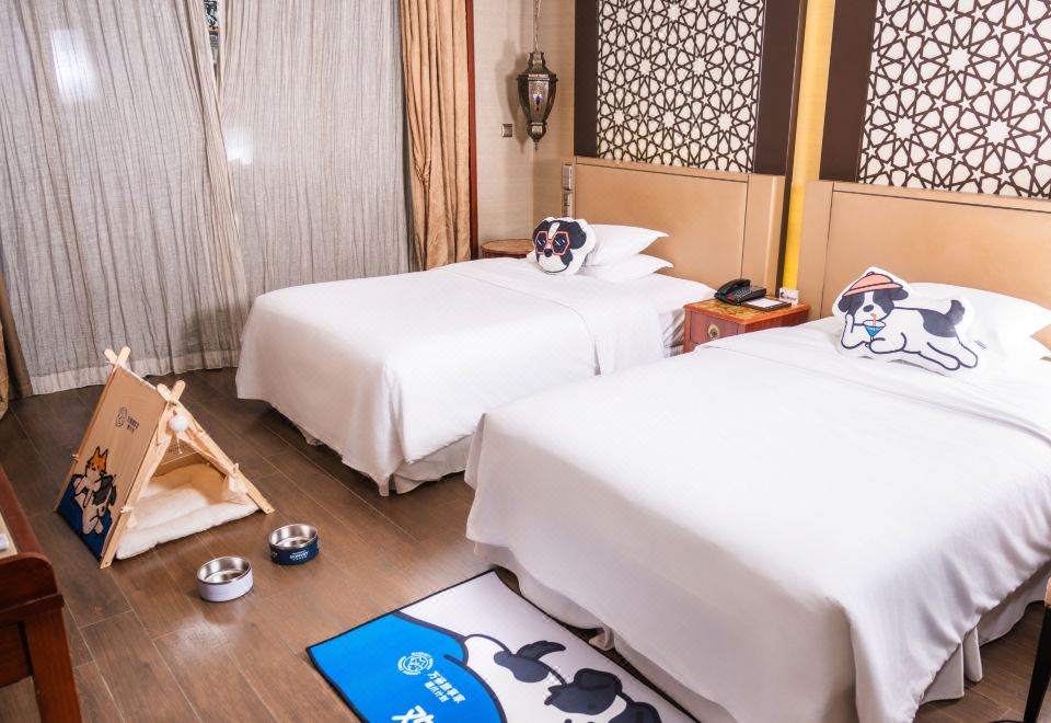 握爪计划萌宠双床房