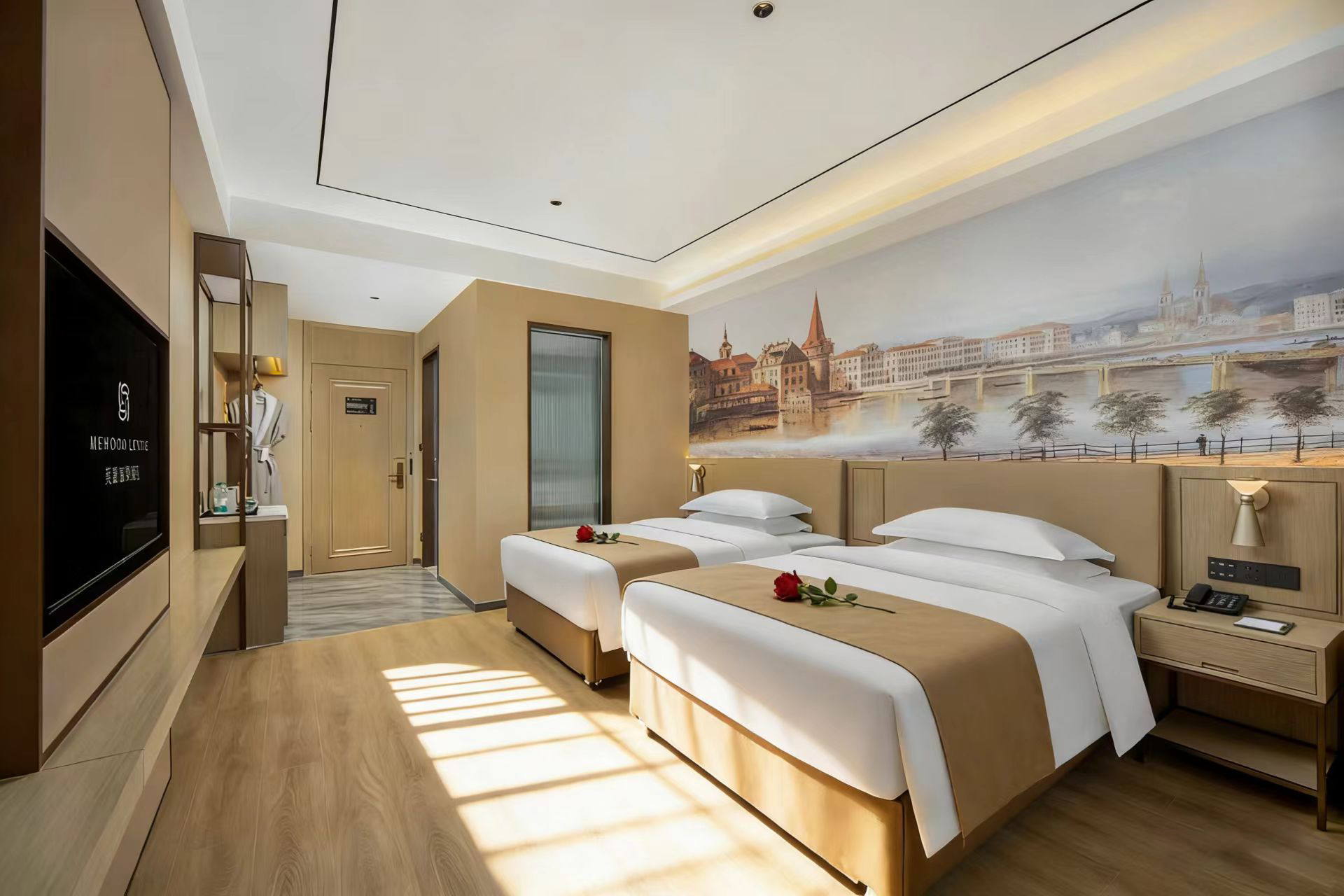 如雅山景双床房