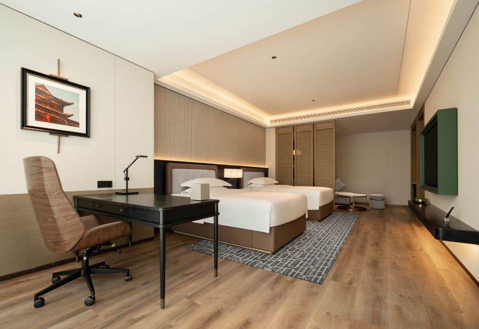 超豪華雙床房【景觀浴缸+絕美視野+親子沙發】