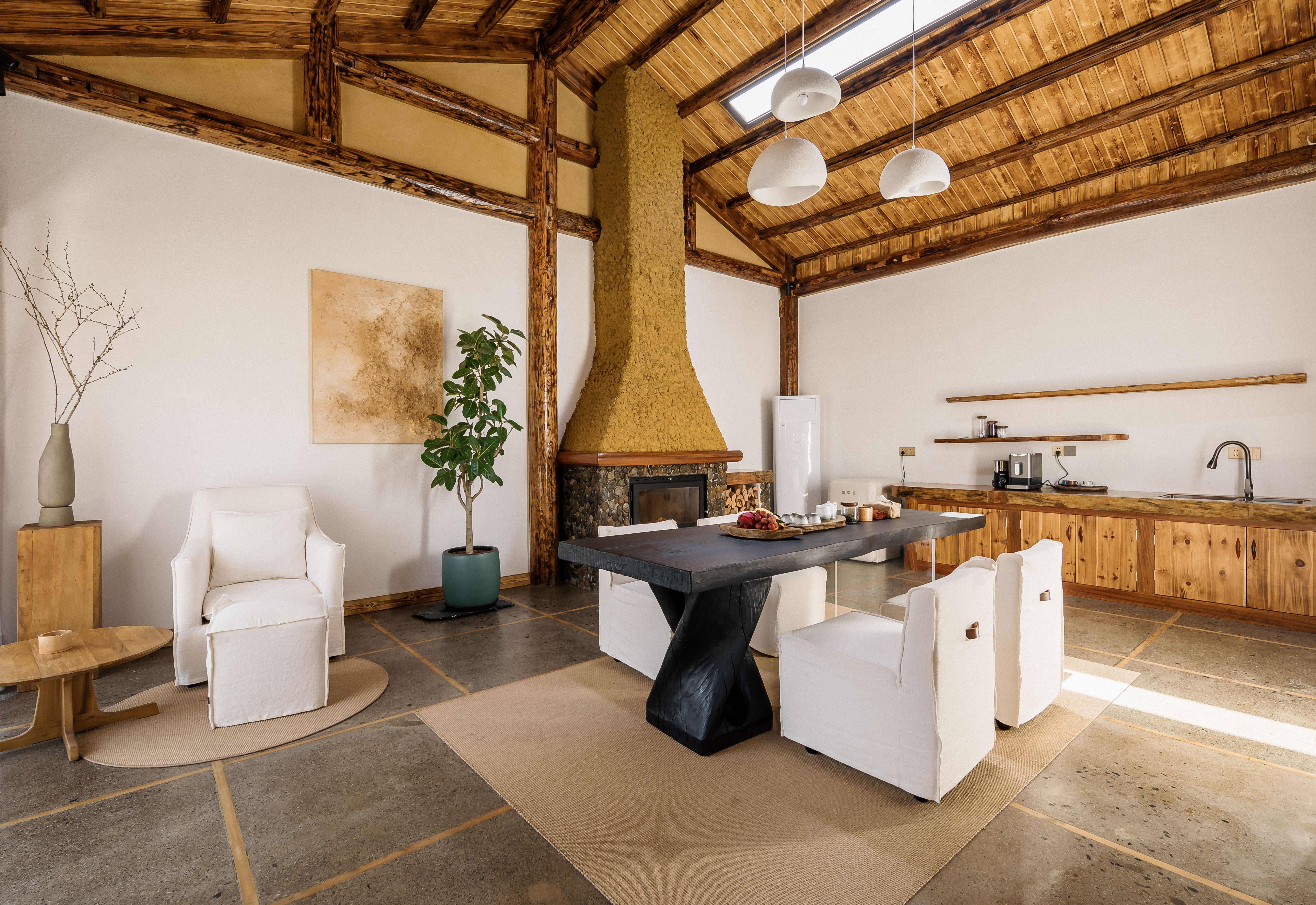 轻奢一室一厅套房（壁炉）