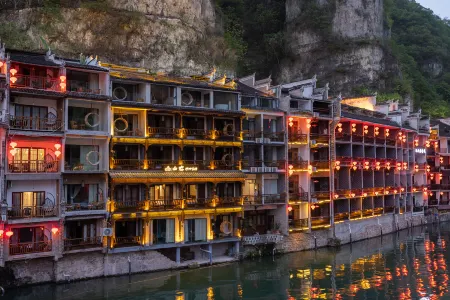 surrounded by mountains riverside villa