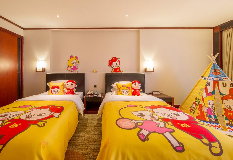 酷芽豬豬俠雙床房