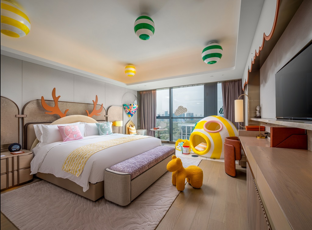 糖果飞屋主题大床房||俏皮鱼嘴+小童玩具+精彩绘本