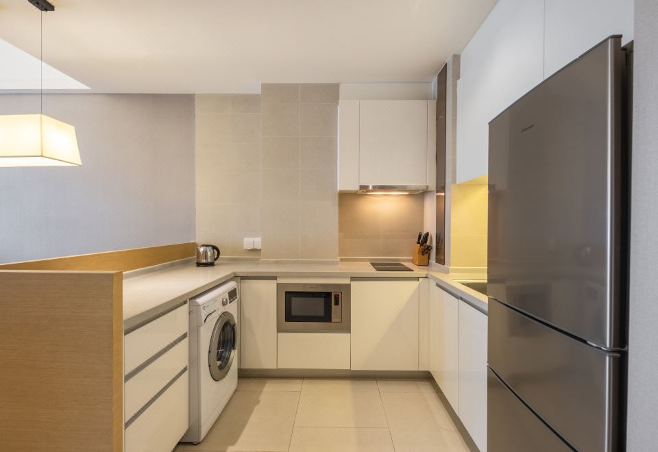 豪華一室 | 全套廚房設備+浴缸+洗衣機