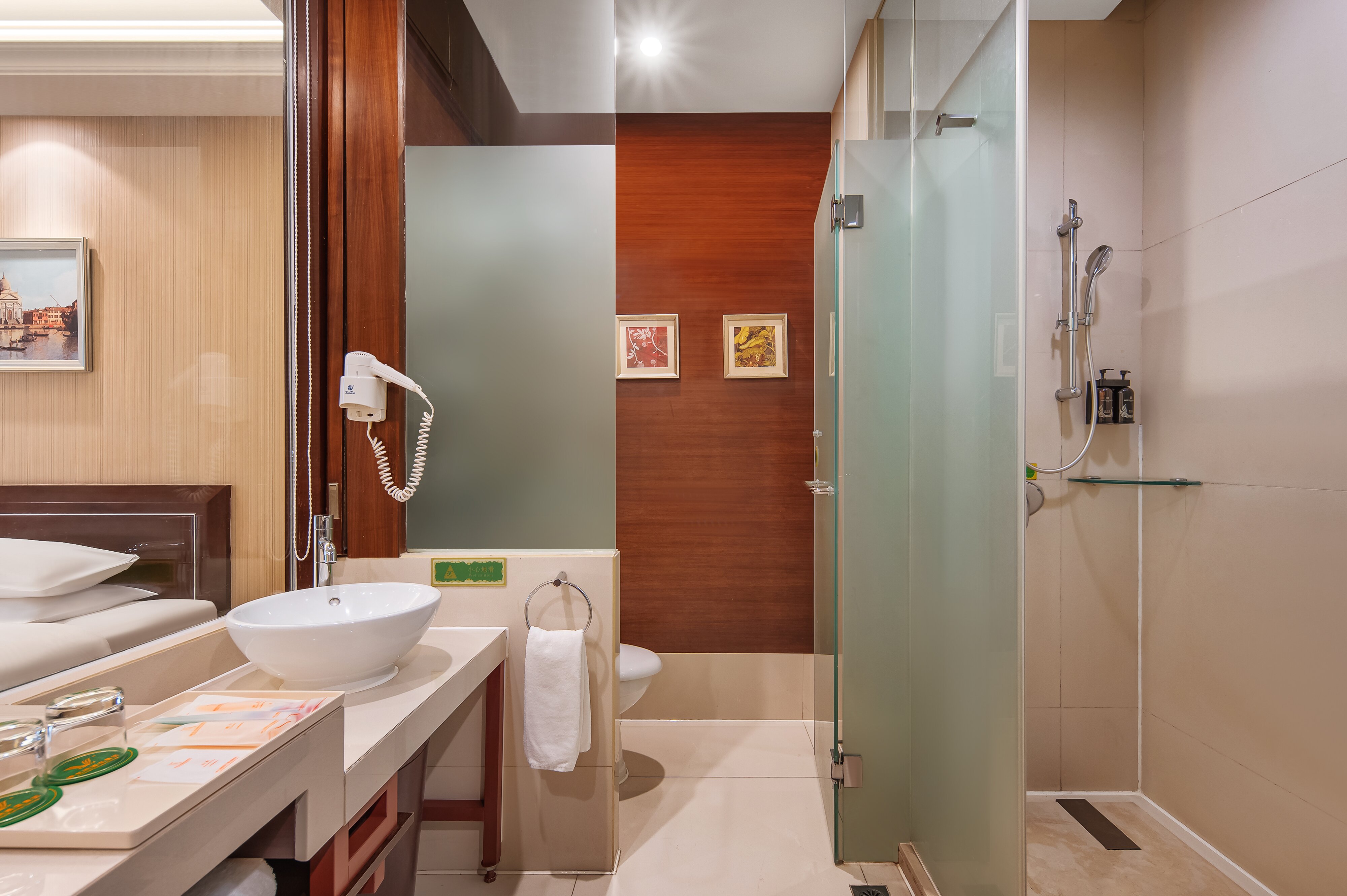 Vienna International Hotel (Shenzhen South China City Wanda Plaza)Deluxe Twin Room (Zero Pressure Mattress Panoramic View)