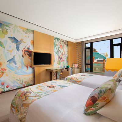 森林小屋露台露營帳篷雙床房 上海國際旅遊度假區萬怡飯店優惠