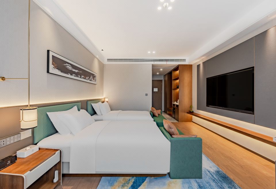 2號樓園景雙床房（語音智能客控+75寸投屏電視）