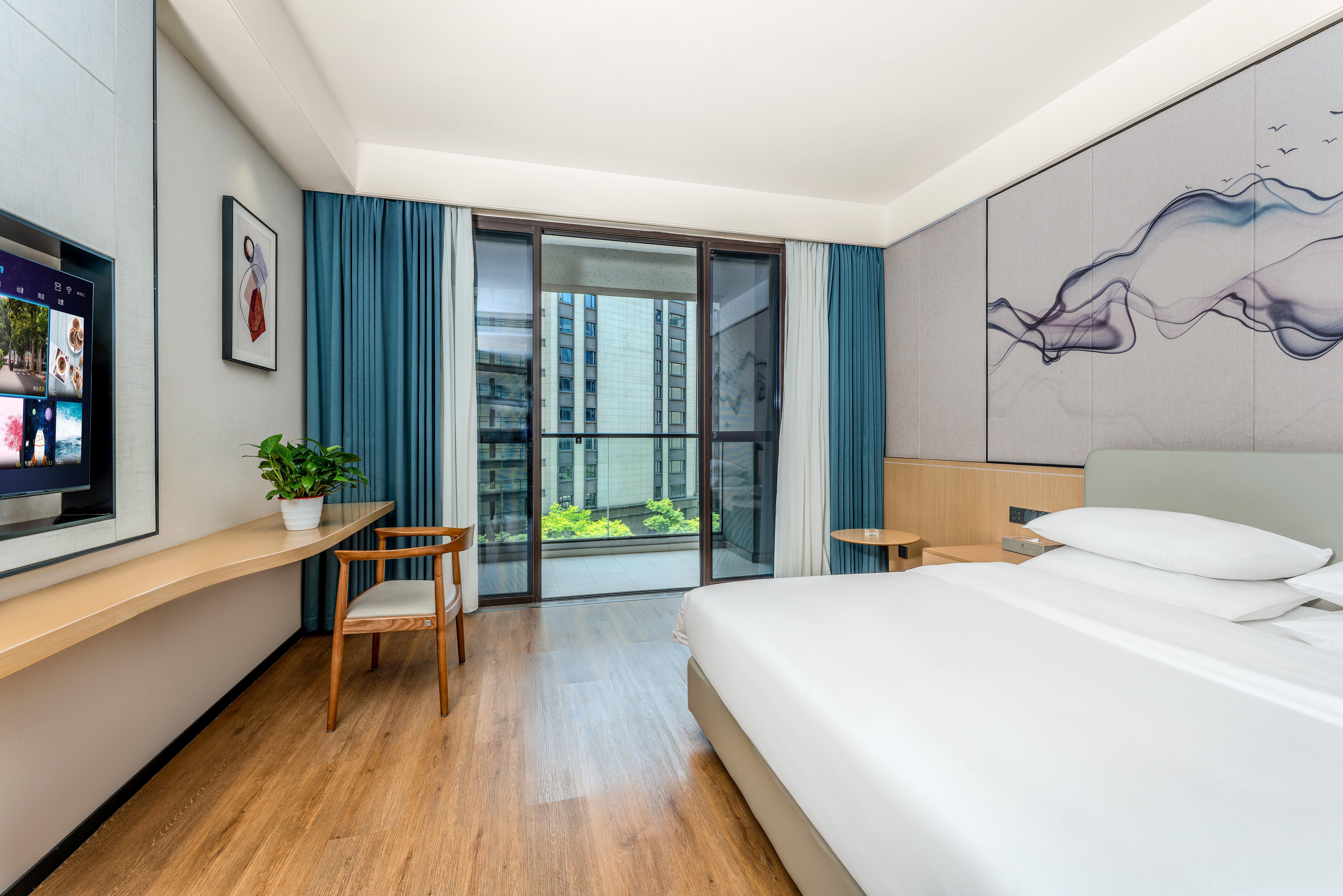 曼享舒适大床房（阳光露台）