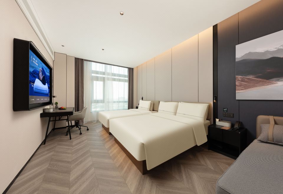 高级家庭房（深睡床枕+智能客控+公区LG洗烘机）