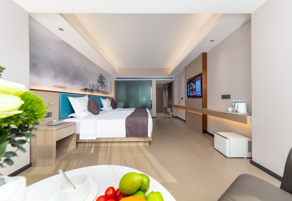 私享阳光双床房『高定床垫.小冰箱.投屏电视』