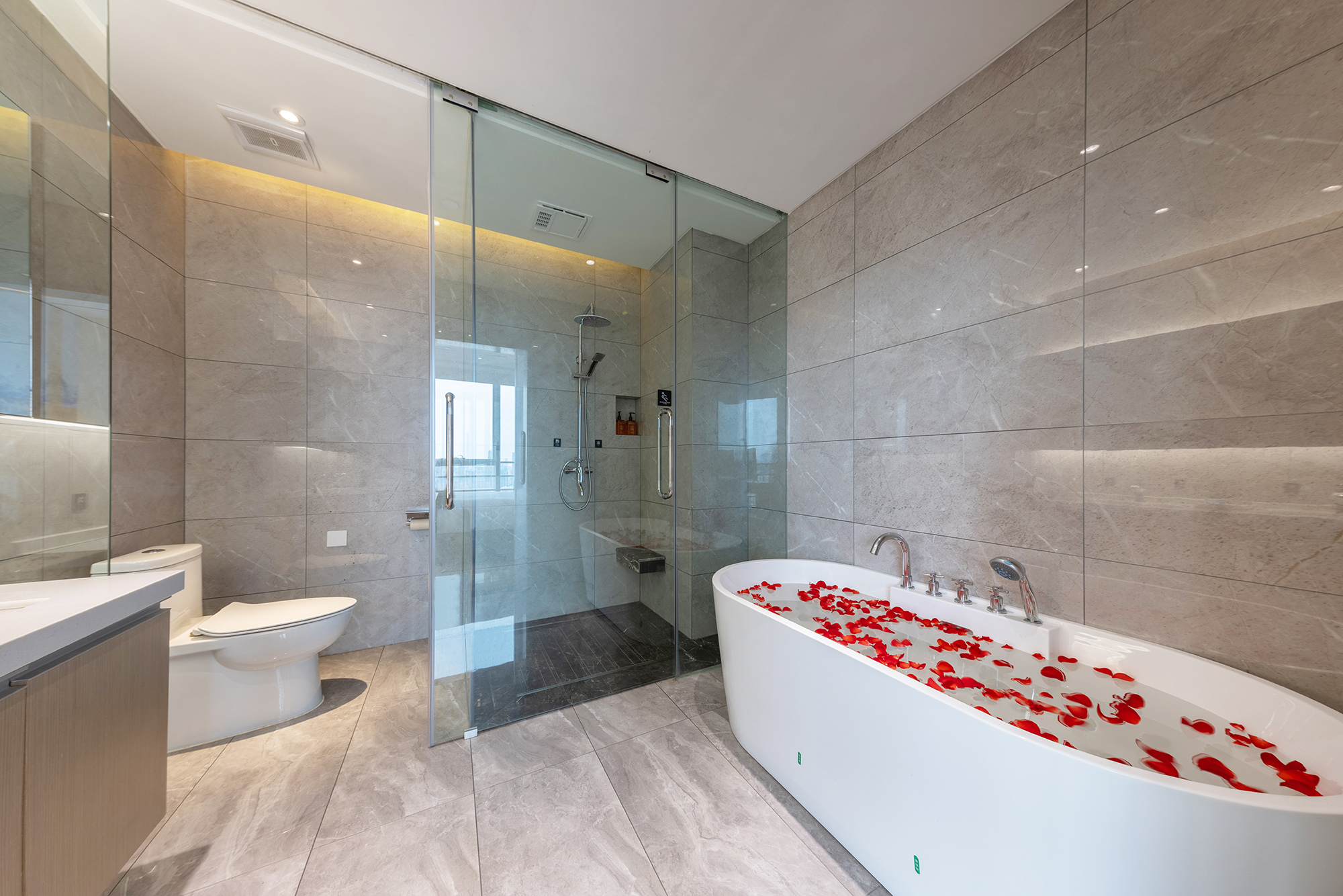 问云·天幕270度行政双卧双衞浴缸套房