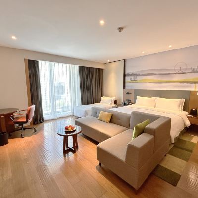 豪華家庭房|超大開間 天津融僑套房假日酒店優惠