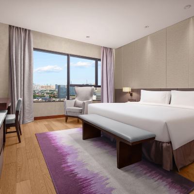 一房豪華行政套房（獨立客廳+洗烘一體機+廚房+冰箱） 成都雅詩閣來福士優惠