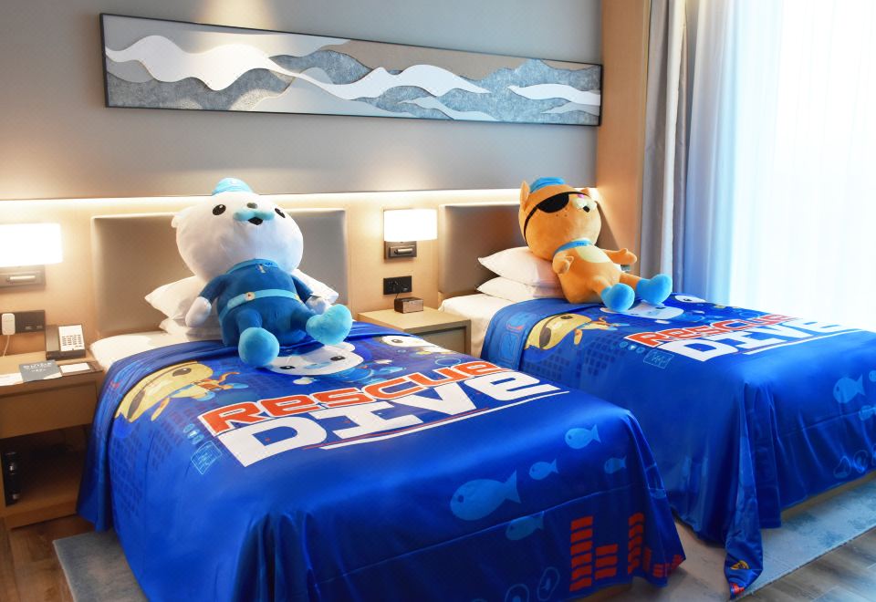 海底小縱隊雙床親子主題房