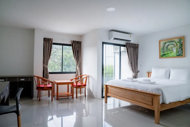 ห้องใหญ่เตียงเดี่ยว