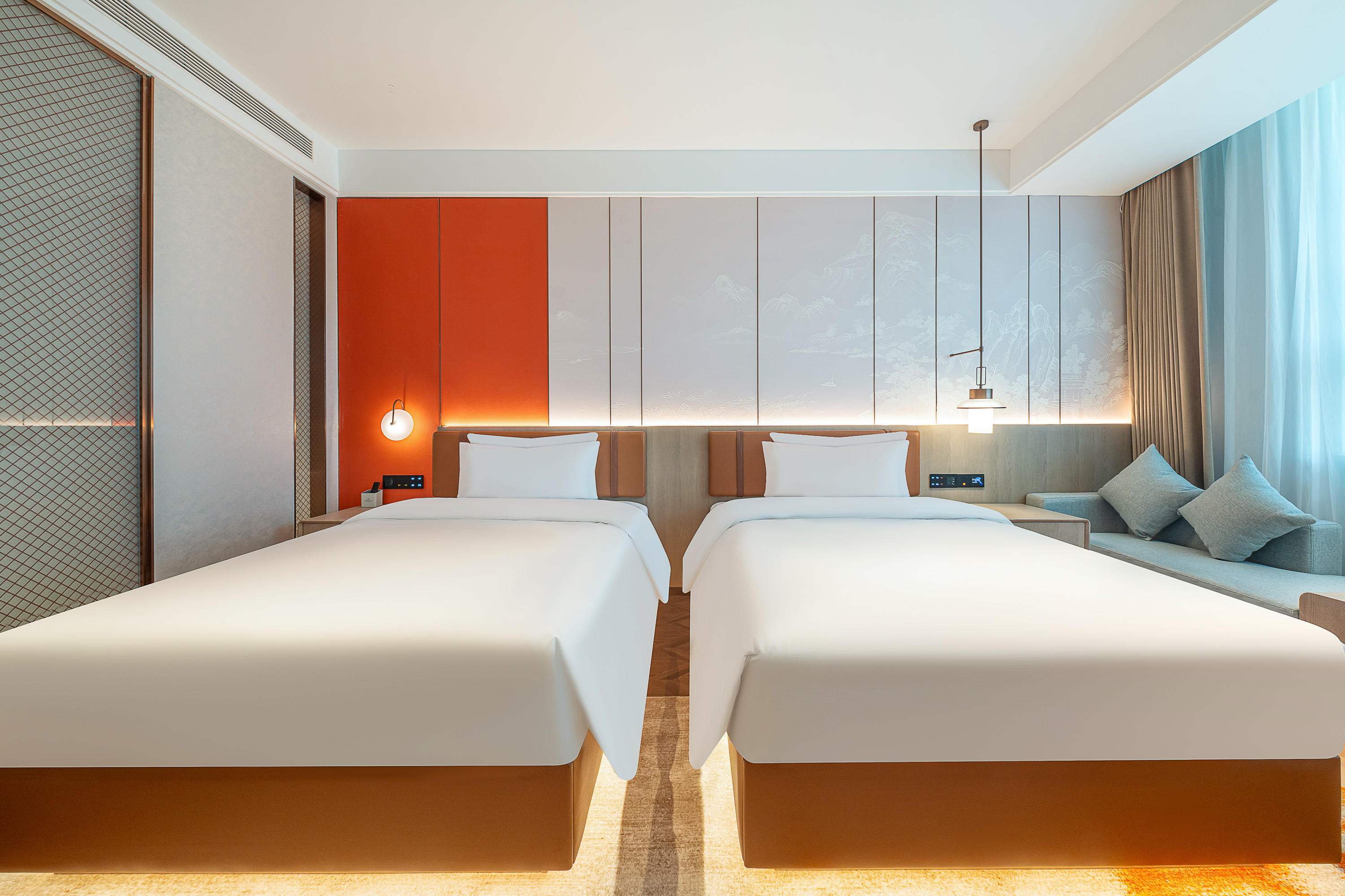 豪华双床房（舒达床垫+智能客控+科勒衞浴+超级快充）