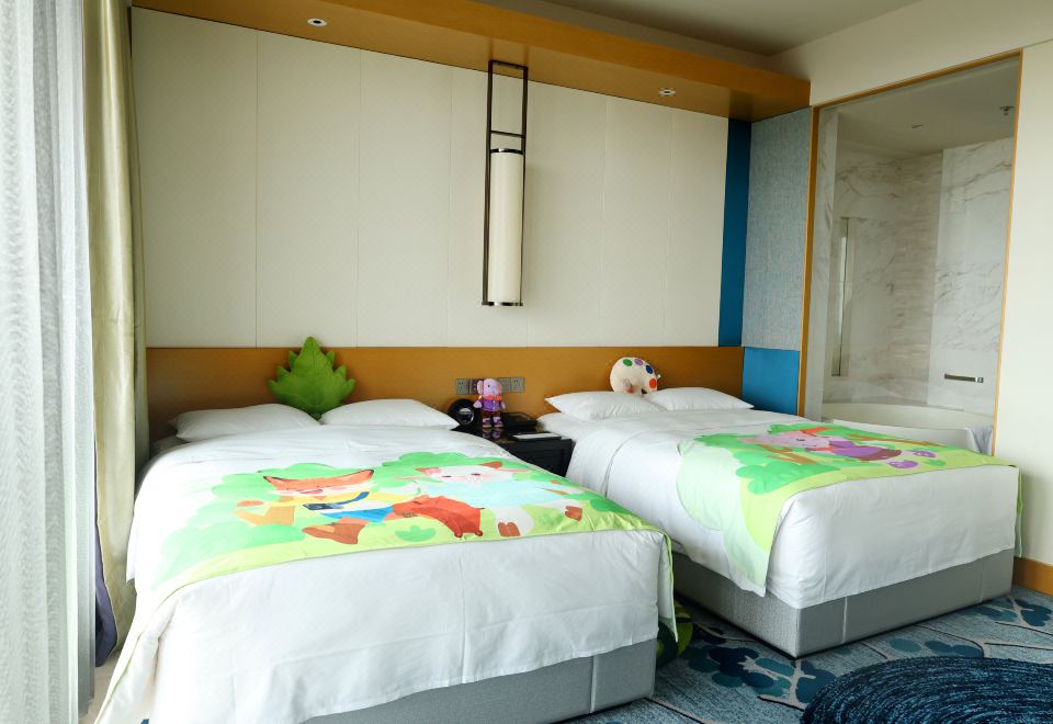 诺亚的丛林探险-主题亲子双床房