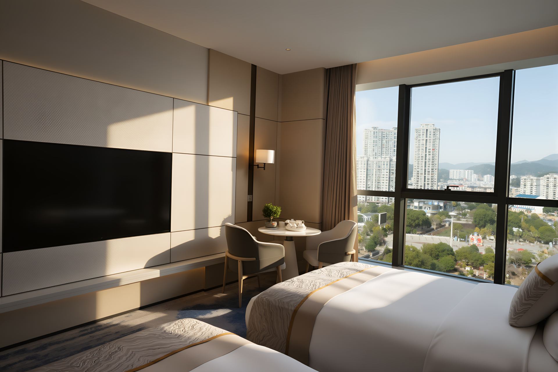 Elegant 2-bed Room